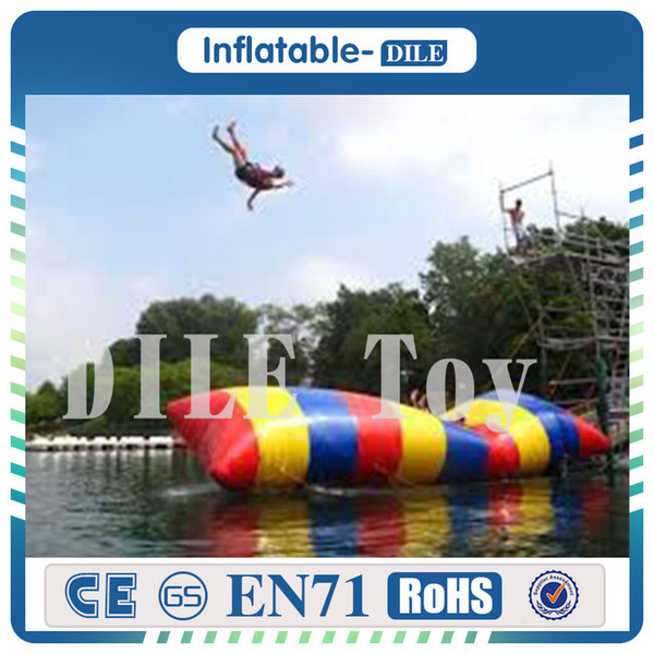 Free Shipping 5x2m Inflatable Water Blob Jumping Pillow Water Blob Jumping Bag Inflatable Trampoline For Sale