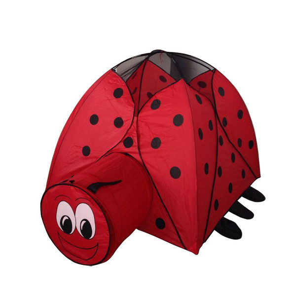 summer Indoor outdoor Very cute catoon Lady beetle cloth castle House tent child park picnic holiday game play tent baby toy