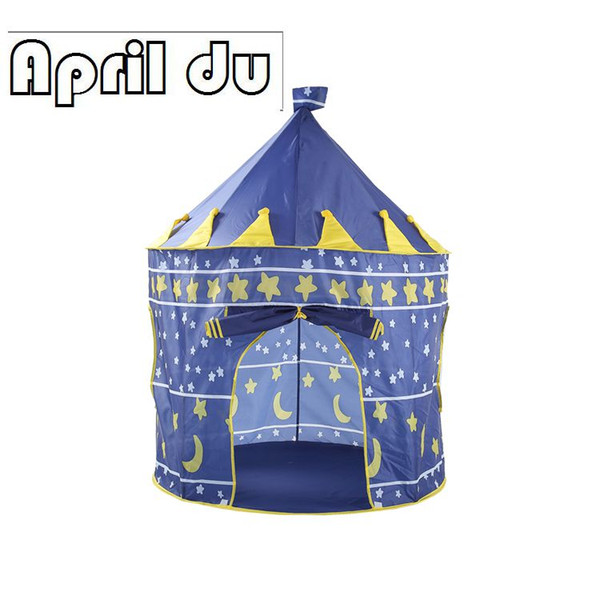 1pcs High Quality Prince Castle Outdoor crawling toy game house Outdoor Toy Tents