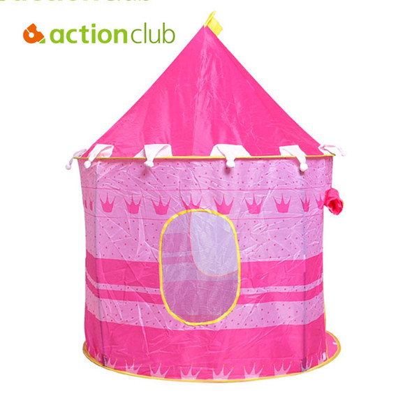 Wholesale-Actionclub Baby Play Tent Outdoor Sport Tent Kids Moon Star Princess Castle Games House Baby Kindergaten Gift Russia Warehouse