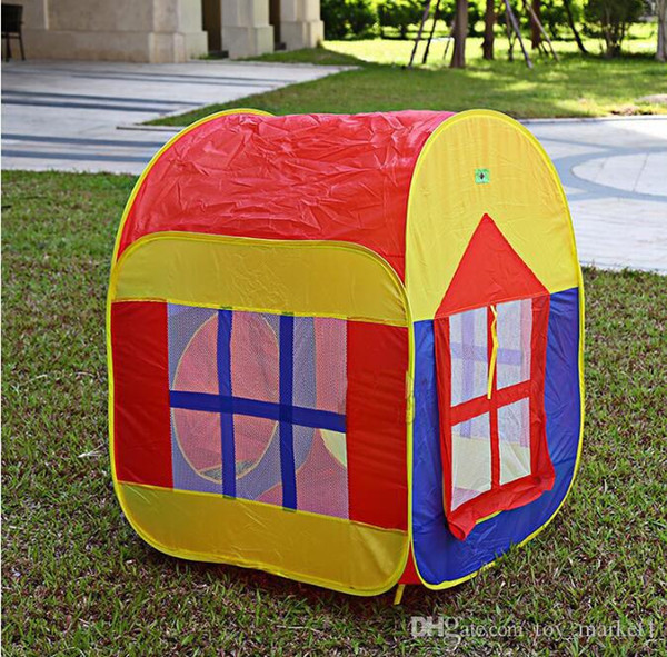 House Indoor and Outdoor Easy Folding Ocean Ball Pool Pit Game Tent Play Hut Girls Garden Playhouse Kids Children Toy Tent