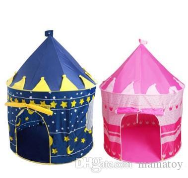 Girls and Boys Foldable Game Toy Tents Indoor Princess Palace Castle Outdoor Play Tents Christmas Gifts