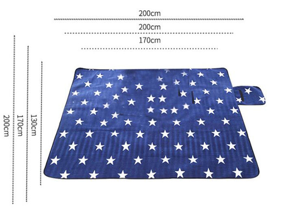Camping Mat 3 size Foldable Outdoor Pad Picnic Mat Pad Blanket Baby Climb Plaid Blanket Waterproof Moistureproof Beach Mat Free ship