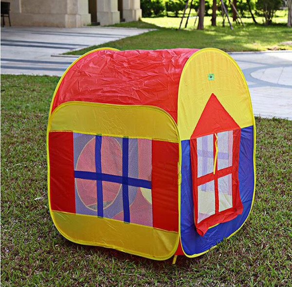 House Indoor and Outdoor Easy Folding Ocean Ball Pool Pit Game Tent Play Hut Girls Garden Playhouse Kids Children Toy Tent