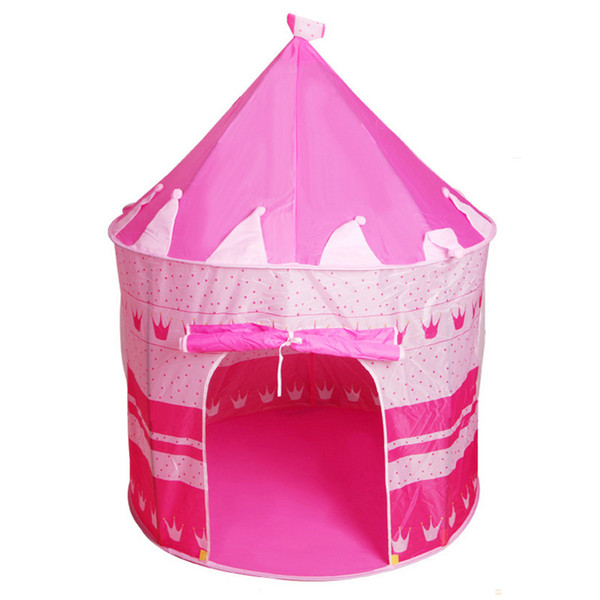 Children's tents Princess Prince Castle Yurt crawling interactive toy game house spring tooth-woven polyester nylon tent