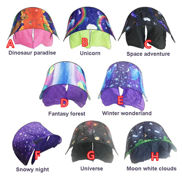 Kids Baby Dream Tents Space Adventure Foldable Tents Winter Camp Experience Outdoor Tent Hiking Kids Baby Blanket Sleepers