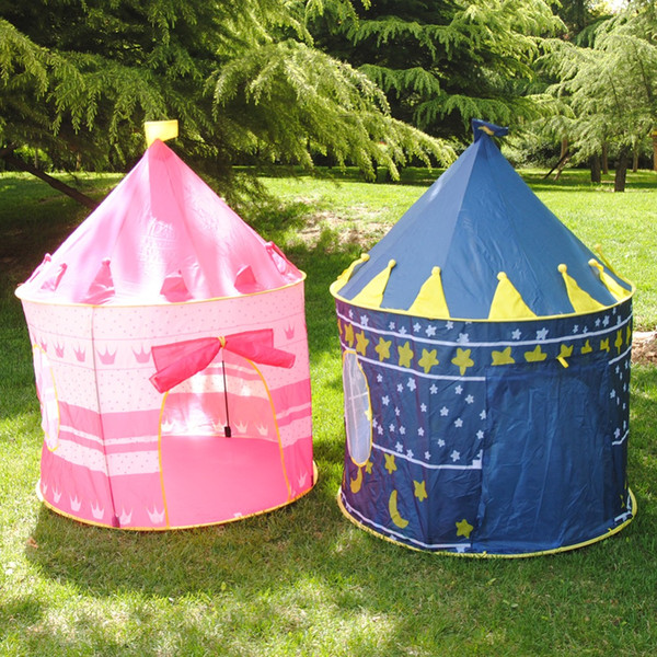 Kids Play Tent New Portable Girl Pink Princess Play Tent Childrens Kids Castle Cubby Play House Cute Toy Game House Baby Crawling House