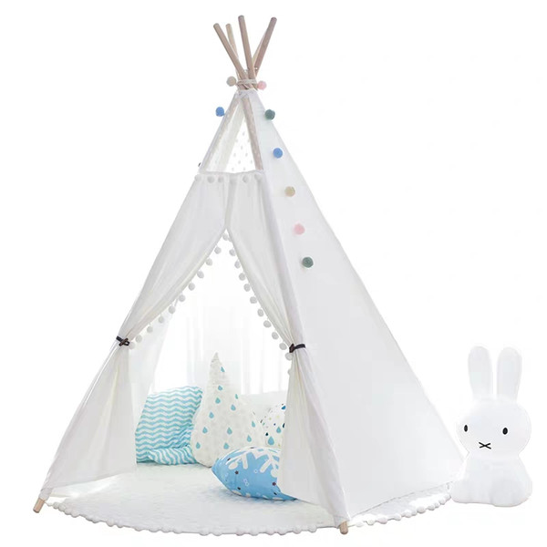 Stylish ins children's tent indoor princess girl playhouse princess room Indian style toy house chattering gift