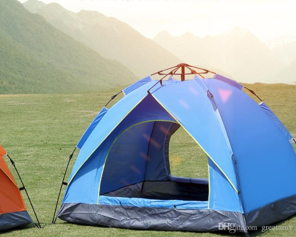 Throw tent outdoor automatic tents throwing pop up waterproof camping hiking tent waterproof large family tents