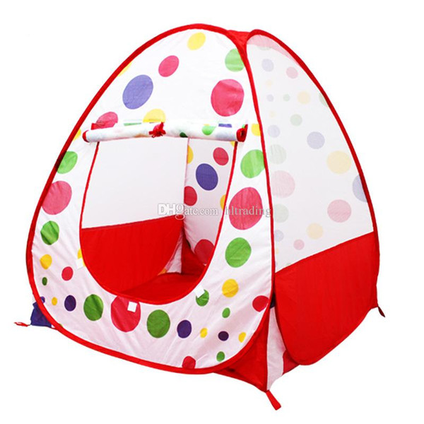 Children Kids Play Tents Outdoor Garden Folding Portable Toy Tent Indoor Outdoor Pop Up Multicolor Independent House C3056