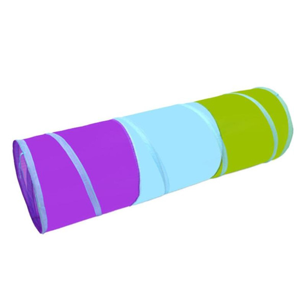 Portable Foldable Kids Crawl Tunnel Toy for Children Tricolor Tunnel Indoor Outdoor Tube Play Tent