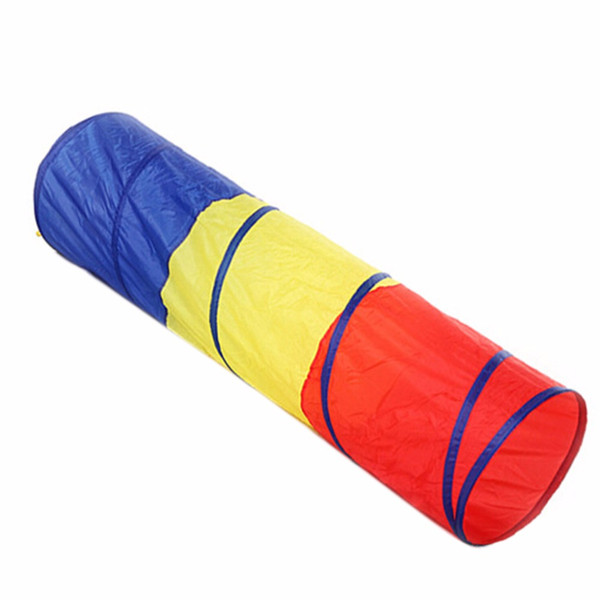 Kids Funny Outdoor Toy Tents Kids 59'' Play Tunnel Toy Multicolour Tent For Child Kids Pop up Discovery Tube Best Gift For Kids