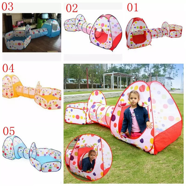 Children Kids Play Tents Outdoor Garden Folding Portable Toy Tent Indoor&Outdoor Pop Up Multicolor Independent House