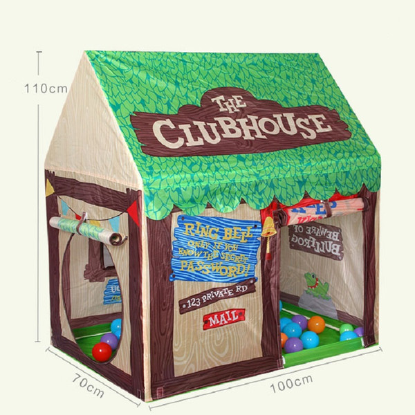 Hot Castle Kids Play Game Tent Fun Playhouse Outdoor Tent Children Lovely Club House D170