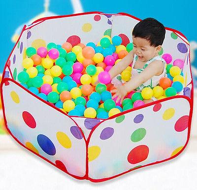 Wholesale- New Children Kid Ocean Ball Pit Pool Game Play Tent In/Outdoor Kids House Play Hut Pool Play Tent