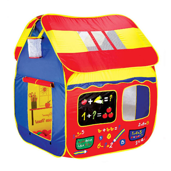 Fun Basketball Hoop Play Hut Children's tent large game houses folding portable toy ocean ball pool house toys baby kids gift