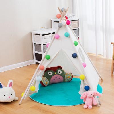 Indian Children Play Tent Cotton White Toy Tipi Tent For Kids Brinquedos Para Bebe Cartoon Baby Tent Dream Oyuncak Wigwam