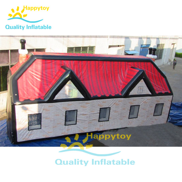 Outdoor big portable blow up tent inflatable irish pub with complete digital printing bar tents for sale