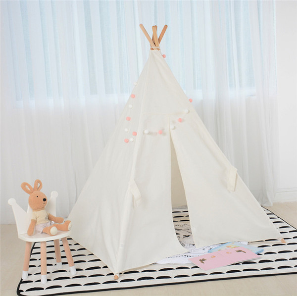 Love Tree Kids Teepee Tent Tipi Tent for kids White Children Play house Toy Kids Tents baby room children teepees for children