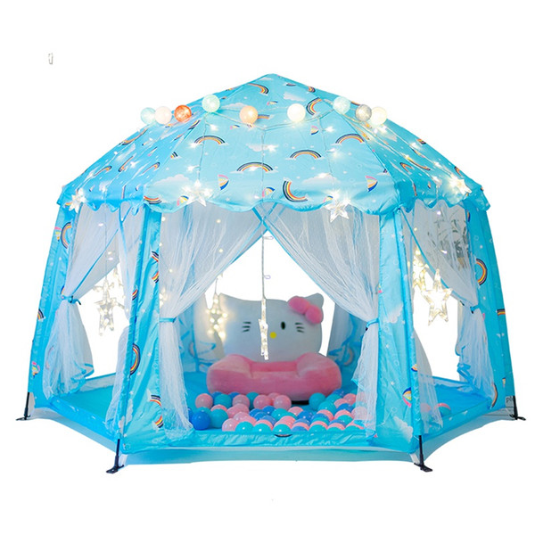 High Quality Large Canopy Princess Castle Tent Children Automatic Rack Leisure Toy Tent Portable Kids Big Tent House