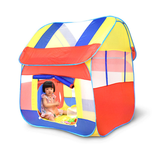 Play House Indoor And Outdoor Easy Folding Ocean Ball Pool Pit Game Tent Hut Girls Garden Playhouse Kids Children Toy