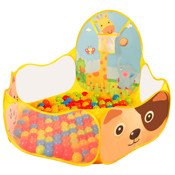Kids Cute Panda Play Tents Safety Toy House Tents Baby Playpens Indoor Stress Ocean Ball Pool Ballenbak Yard Tents for Children