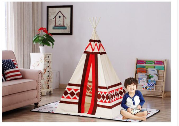 Brand New Cotton Canvas Kids Teepee Tent play tent