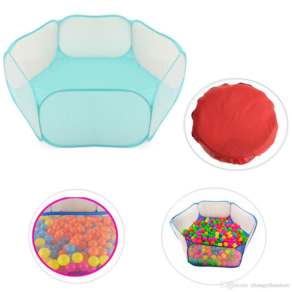 Wholesale-Hot sale Kids Play Game House tent Pool Children Tent Ocean Ball Pool Baby Educational Toys Outdoor Fun Sports Lawn Game