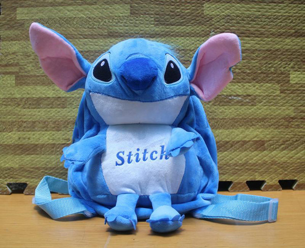 New Toys Soft Stuffed Plush Stitch Backpack Children Stitch Plush Bag Coin Purse Kids Gifts sac a dos enfant