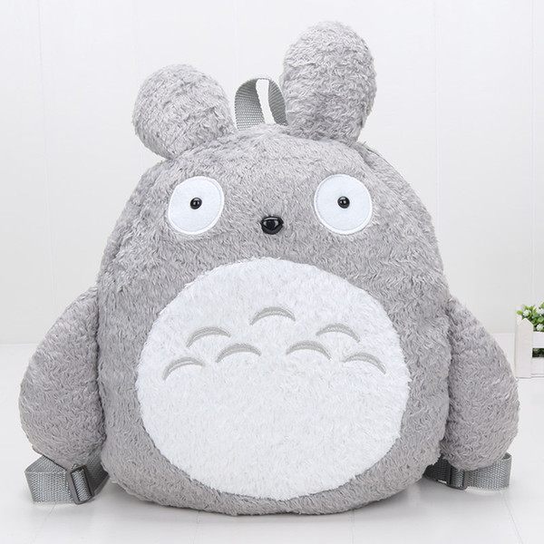 Totoro Plush bag Cute My Neighbor Totoro Backpacks School Book Bags Soft Plush Toy Kids Children Christmas Gifts