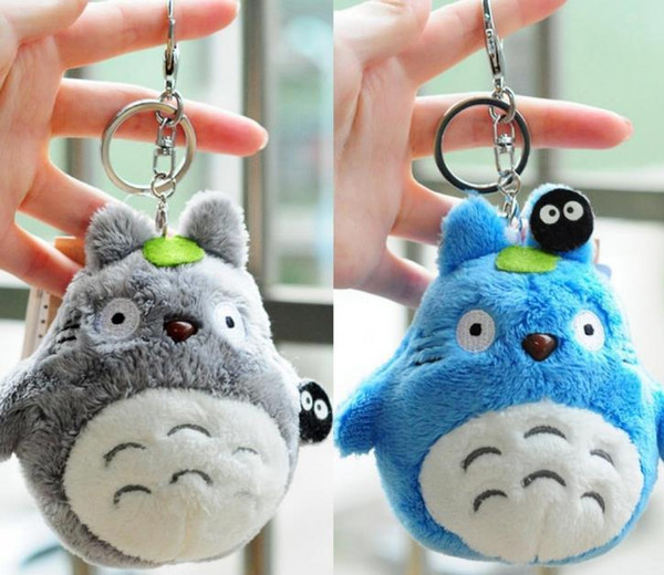 New kawaii anime totoro keychain toy stuffed plush totoro doll Plush Backpacks