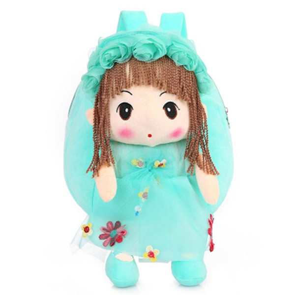 Lovely Faerie Plush Backpacks Cartoon soft Kids School Bags Toys Kindergarten Backpack Toys Children Storage Doll Baby Bags