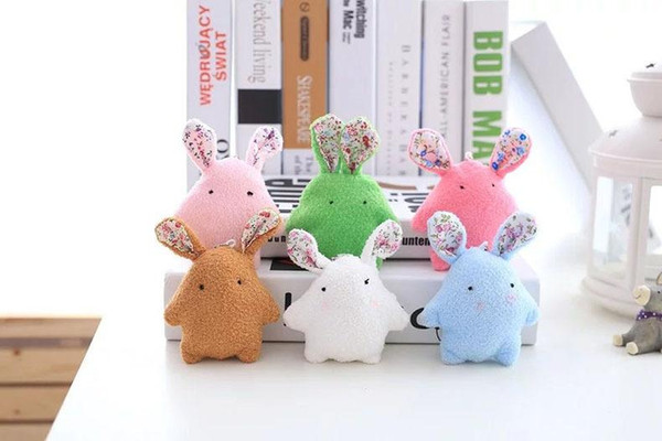 Promotion 9cm Lovely Rabbit Stuffed Plush Rabbit Kawaii Rabbit Toys Cute Plush Toys Kids Birthday Gift Cute