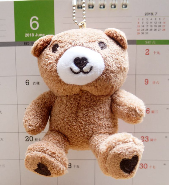 10cm(3.94in) Pendant Teddy Bear plush toy gift can hang bag and mobile phone