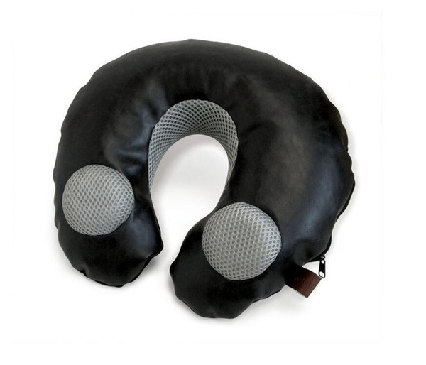 Fashion air travel inflate neck pillow with speaker, inflatable neck pillow