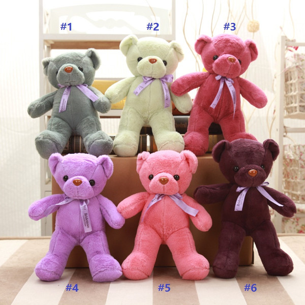 Plush Teddy Bears Toys Gifts 30cm Kawaii Stuffed Plush Animals Soft Teddy Bear Stuffed Dolls for Kids Birthday Gifts