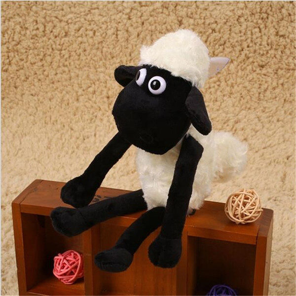 Wholesale 25cm Cartoon Anime Sheep Plush Toys Creative Baby Birthday Gift White PP Cotton Children Soft Stuffed Doll