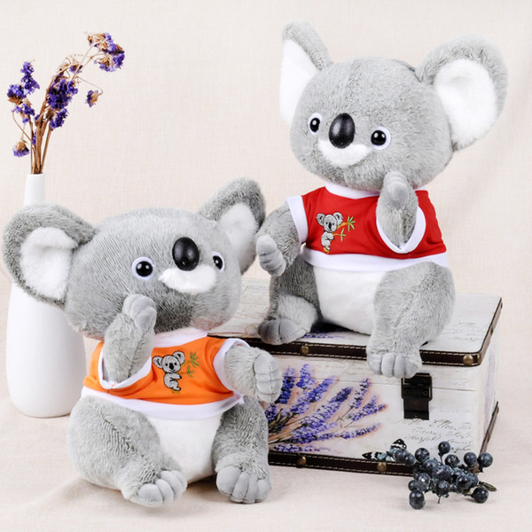 Hot Sales Cartoon Anime Koala Bear Plush Doll PP Cotton Soft Stuffed Animals Children Toy Lovely Kids Creative Gift Toys