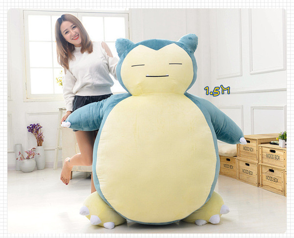 New Squirtle Plush Doll 31.4inch Cute Snorlax Plush Doll Soft Stuff Toy Stuffed Animal For Baby Gift 50cm 30cm