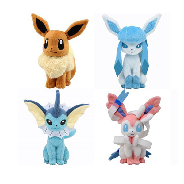 22cm Center Plush toys dolls Jolteon Umbreon Flareon Eevee Espeon Vaporeon Kids Children Toy gifts 9 styles by boomboom