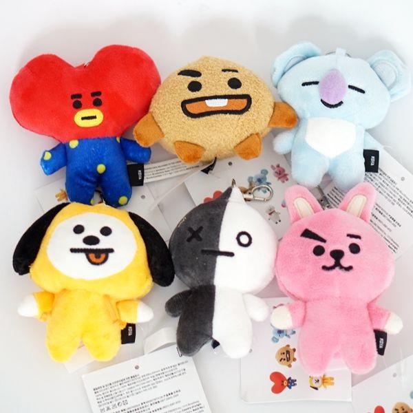 Bangtan Boys BTS pt21 12cm Plush Doll Toy RJ Cooky Chimmy Shooky Koya Plush Stuffed Toys for Children Kids Gift 666