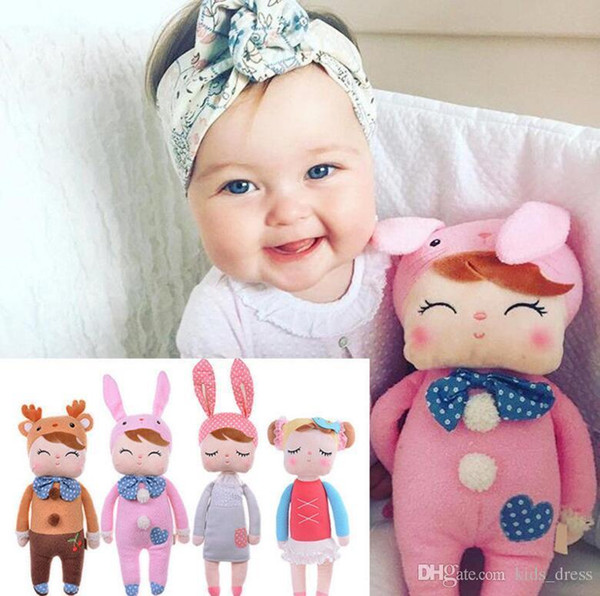 30cm Metoo Plush Dolls For Baby Kids Angela Rabbit Dolls lovely stuffed PP cotton Toys dolls girl birthday gift KKA2665