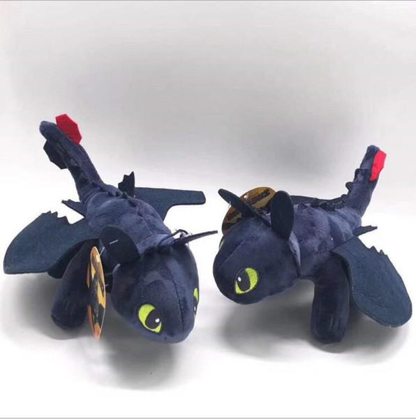 Toothless Night Fury Plush Toys 40cm How to Train Your Dragon Plush Toys Toothless Night Fury Stuffed Animal Plush Doll Toys for Kids