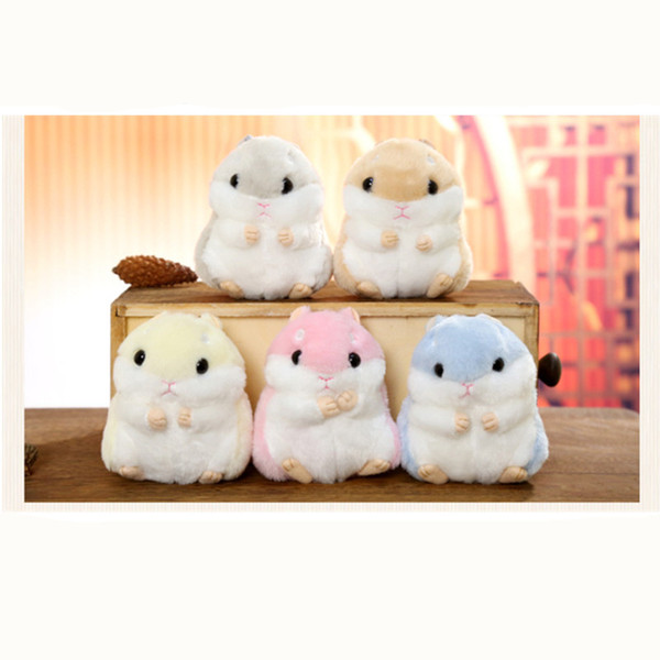 Small Hamster Toy Doll New Style Cute Soft Plush Cartoon Kawaii Animal Key Chain Stuffed Mouse Toy Birthday or Christmas Baby Stuffed Animal