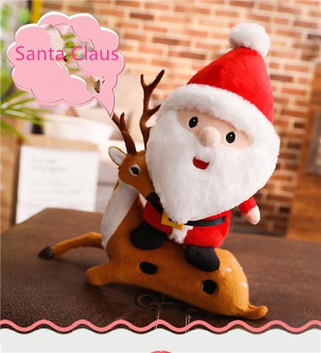 Cute plush toy large Santa , dolls,doll lgirl creative Christmas gift