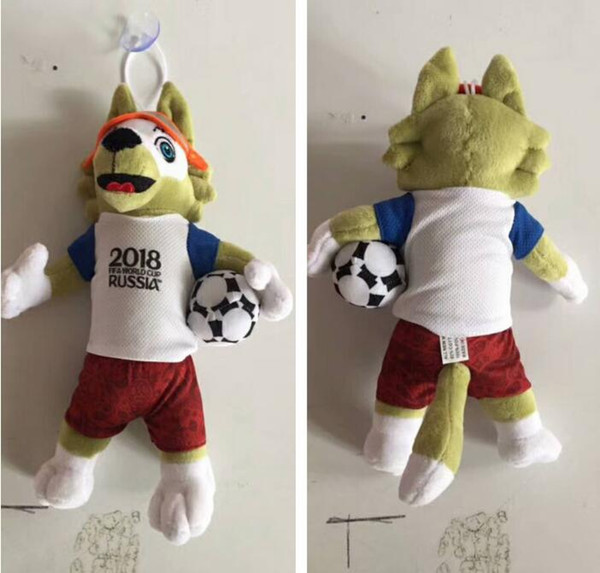 New Russia World Cup theme football mascot doll plush toy souvenirs activities gifts