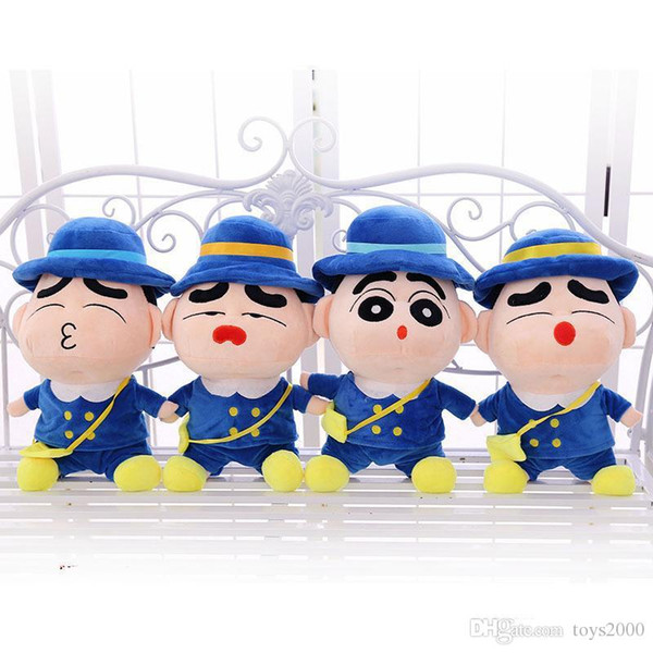 Super cute Large doll plush toy 35cm Shinchan Stuffed Animals doll Children's best birthday present Couple gift wholesale