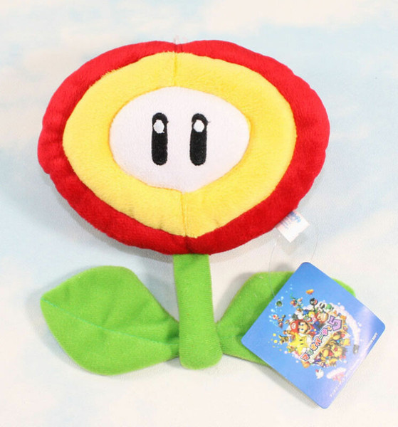 Super Mario Plush Doll Figure Fire Flower Soft Toy Xmas Gift