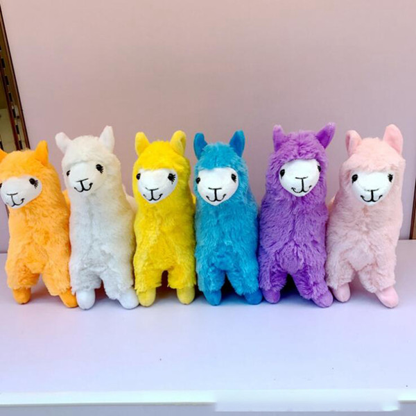 Alpaca Llama Plush Doll 23cm 12 Colors Animal Stuffed Soft Doll Cartoon Cute Alpacasso For Kids Toys OOA7334-17