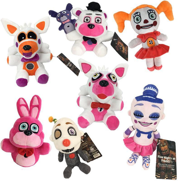 Hot Sale 6 Style Five Nights At Freddy 'S Freddy Foxy Kids Plush Stuffed Doll Toy For Children Best Holiday Gifts